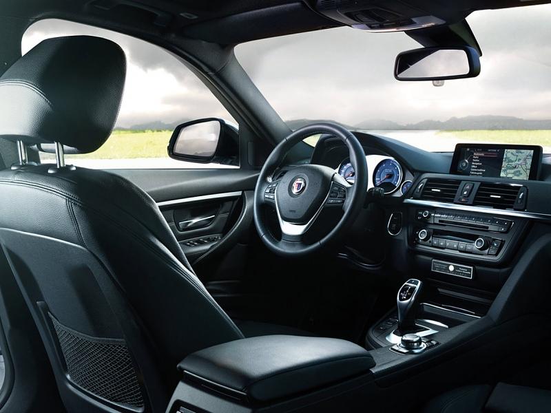Der Innenraum von Alpina D3 Biturbo und dem B3 ist weitgehend identisch.