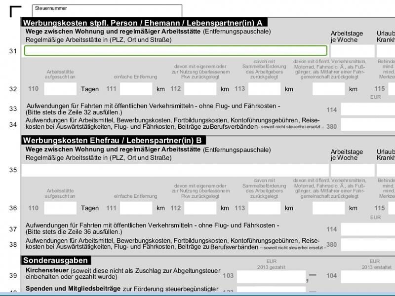 Alljährliche Routine: Pendlerpauschale in der Steuererklärung geltend machen.