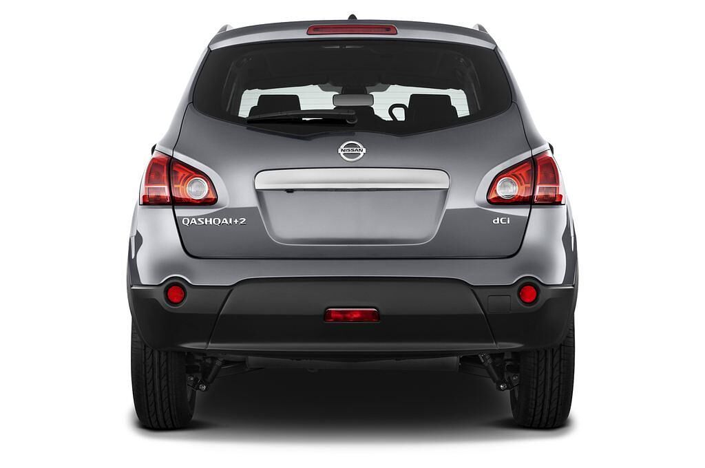 Nissan Qashqai+2 (Baujahr 2009) - 5 Türen Heckansicht