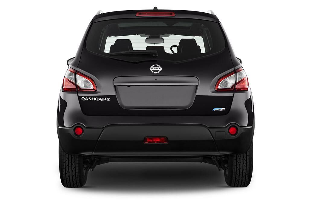 Nissan Qashqai+2 (Baujahr 2010) Tekna 5 Türen Heckansicht