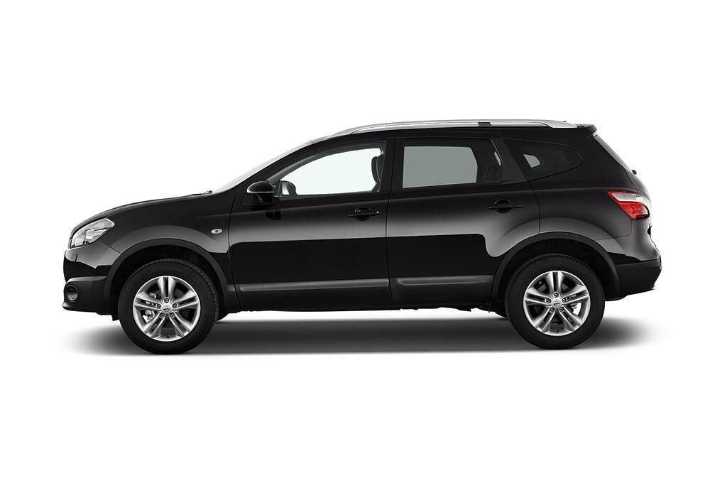 Nissan Qashqai+2 (Baujahr 2010) Tekna 5 Türen Seitenansicht