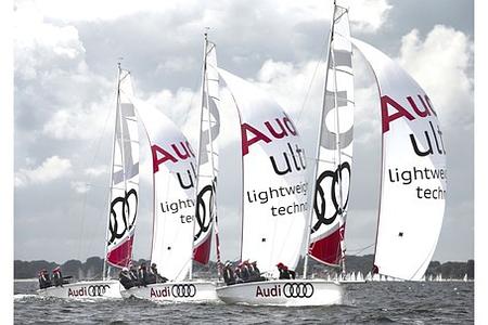 Audi zeigt Flagge auf Kieler Woche 2014