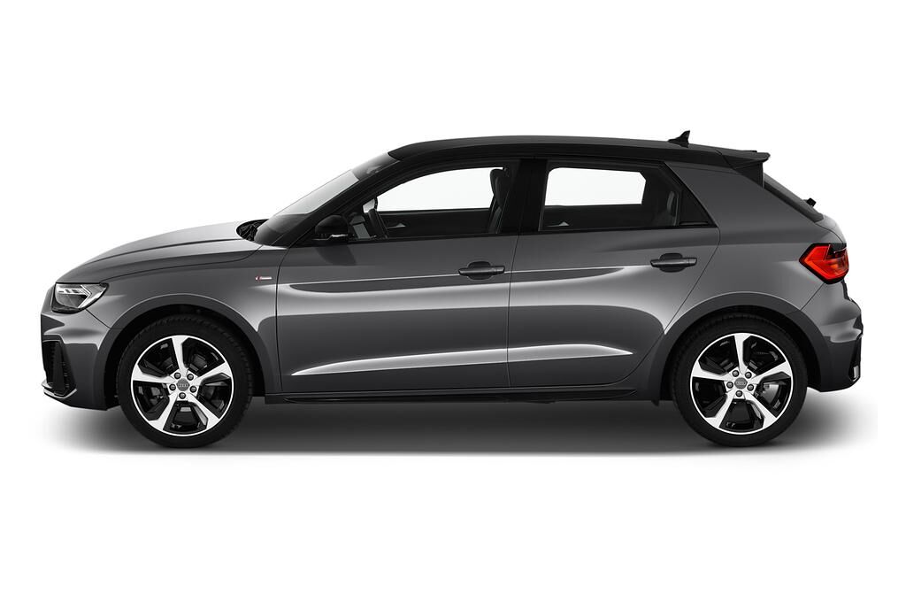 Audi A1 Sportback (Baujahr 2019) S Line 5 Türen Seitenansicht