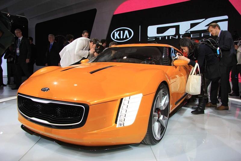 Der Kia GT4 Stinger ist ein Konzeptfahrzeug.