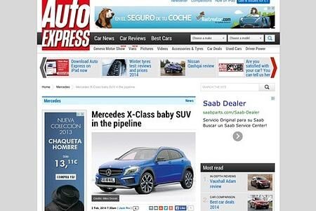 Hat Mercedes ein X-Class Baby SUV in der Pipeline?