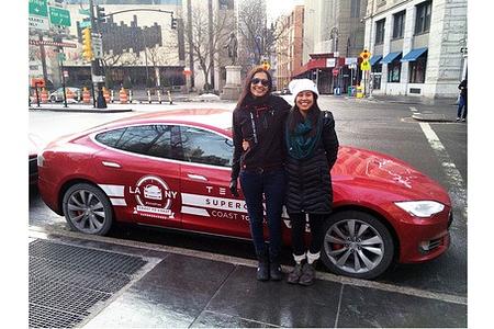 Tesla Weltrekordfahrt von Los Angeles nach New York Tesla Weltrekordfahrt von Los Angeles nach New York
