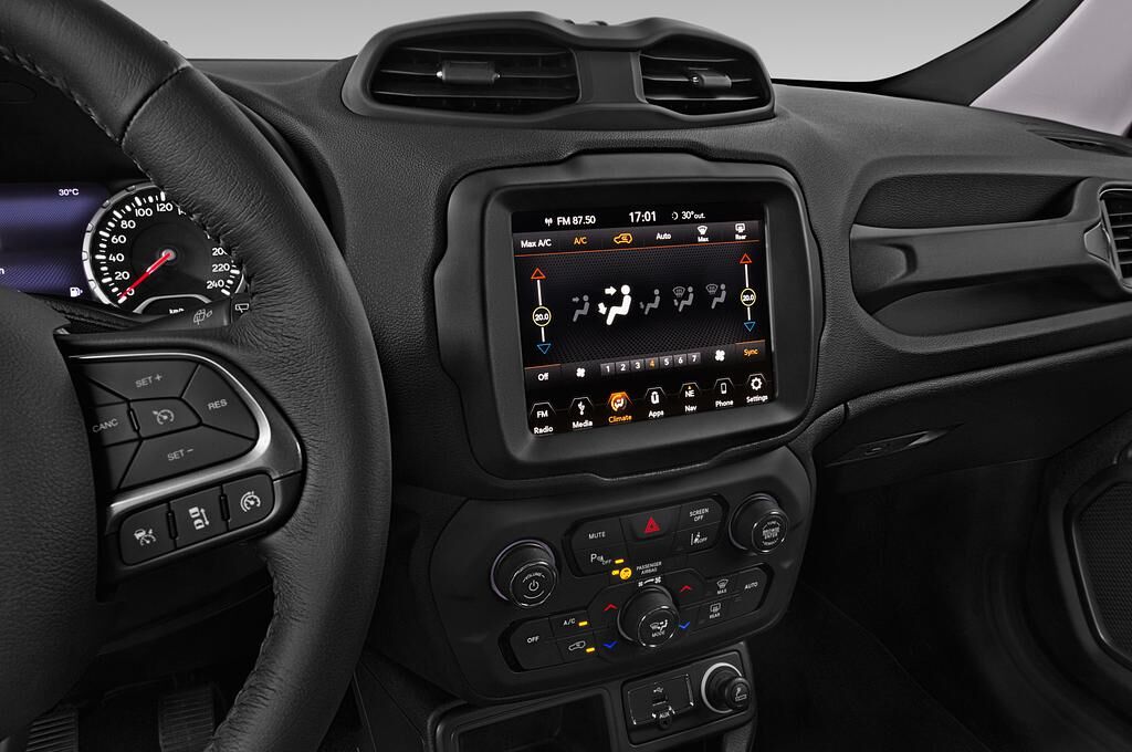 Jeep Renegade (Baujahr 2018) Limited 5 Türen Temperatur und Klimaanlage