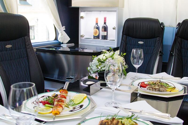 Das Catering ist vom Feinsten