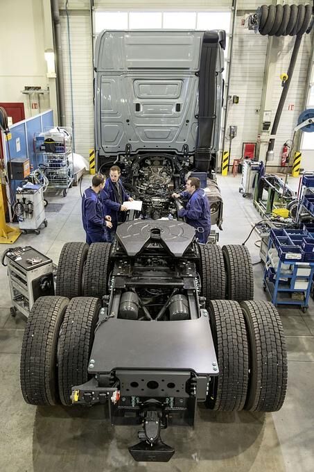 Radstandsveränderungen werden bei Mercedes-Benz CTT vorgenommen