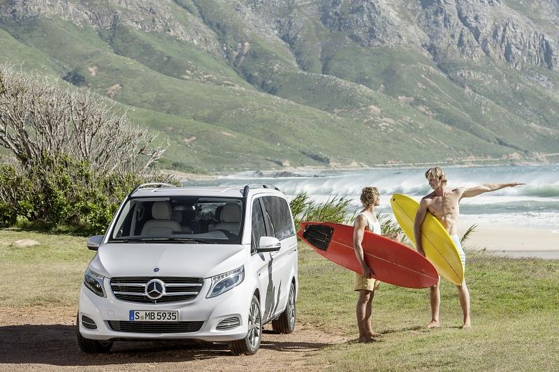 Die Mercedes-Benz V-Klasse ist vielseitig einsetzbar
