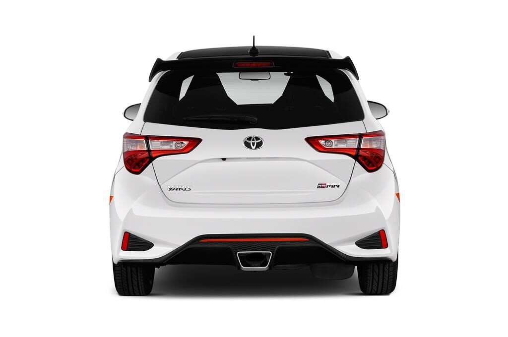 Toyota Yaris (Baujahr 2018)  3 Türen Heckansicht