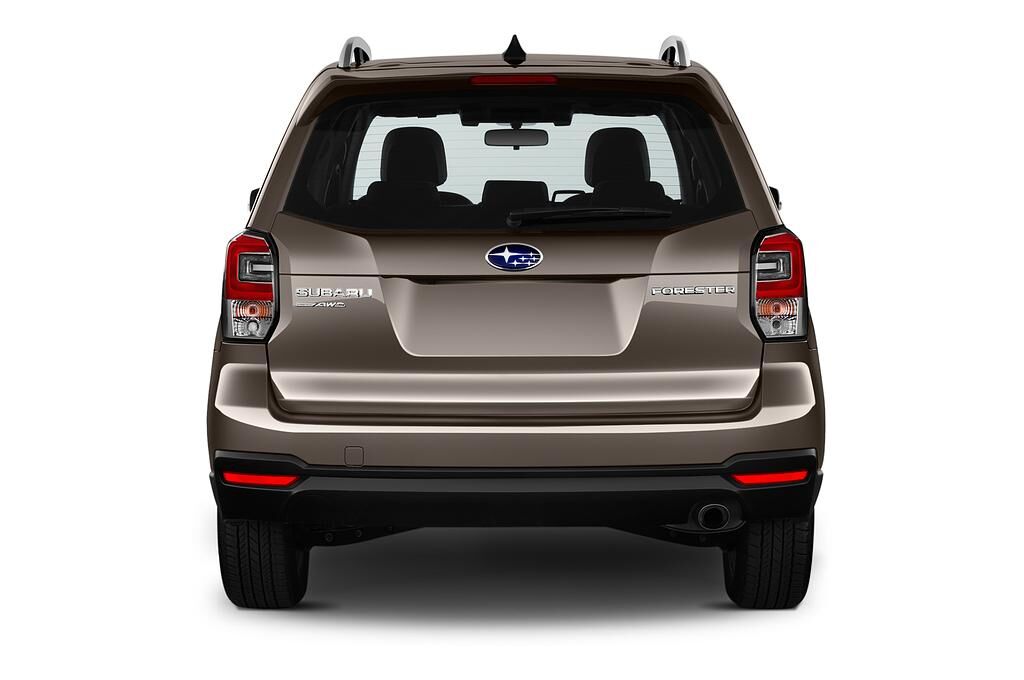 Subaru Forester (Baujahr 2019) Exclusive + 5 Türen Heckansicht
