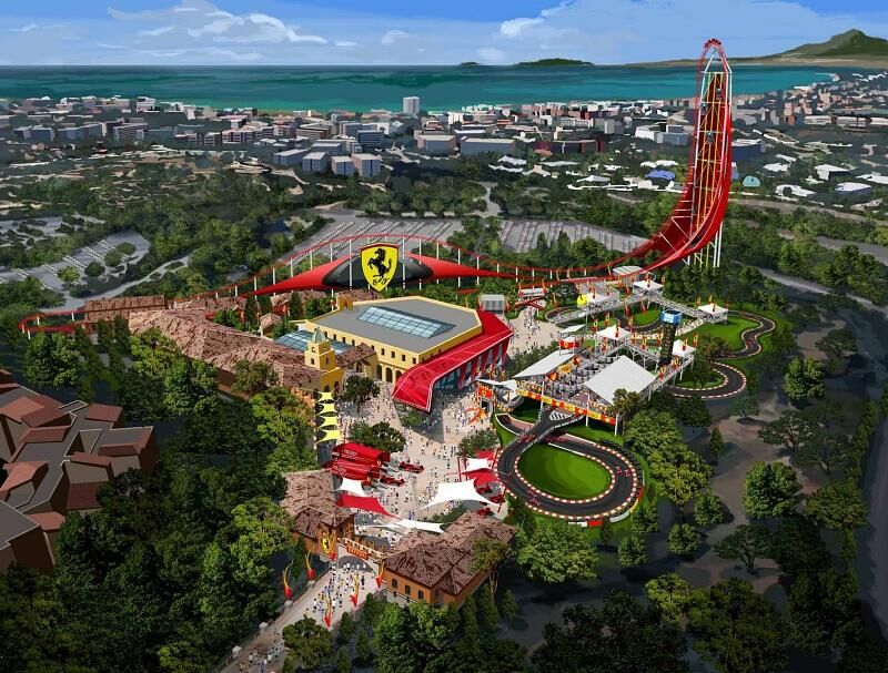 Der Themenpark Ferrari Land soll 2016 fertig sein.