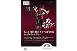 „Kia Brasilien Kick 2014“: Als aktiver Fußballer zur WM