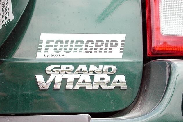 Der Allradantrieb heißt bei Suzuki "Fourgrip"