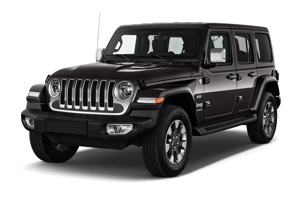 Jeep Wrangler Unlimited (Baujahr 2019) Sahara 5 Türen seitlich vorne