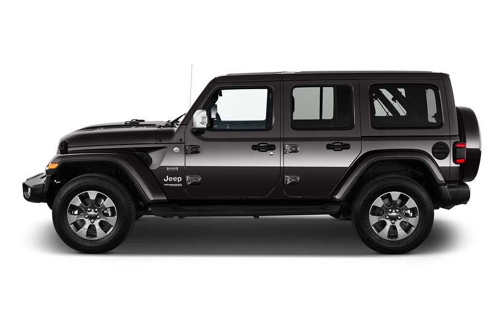 Jeep Wrangler Unlimited (Baujahr 2019) Sahara 5 Türen Seitenansicht