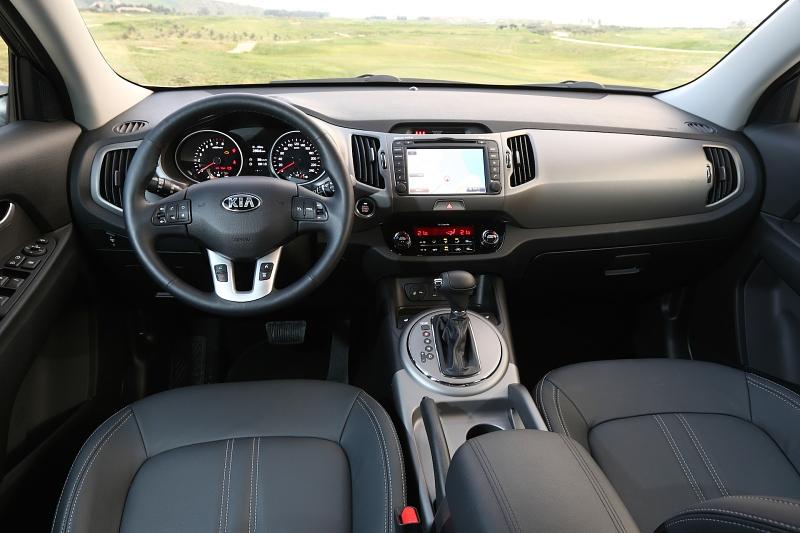 Das Interieur ist übersichtlich