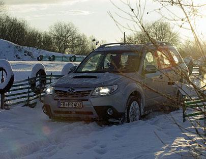 Der Subaru Forester hat uns im Schnee nicht enttäuscht.