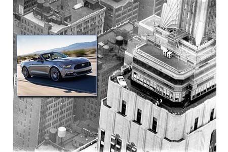 50 Jahre Ford Mustang auf dem Empire State Building