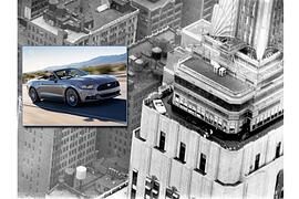 50 Jahre Ford Mustang auf dem Empire State Building