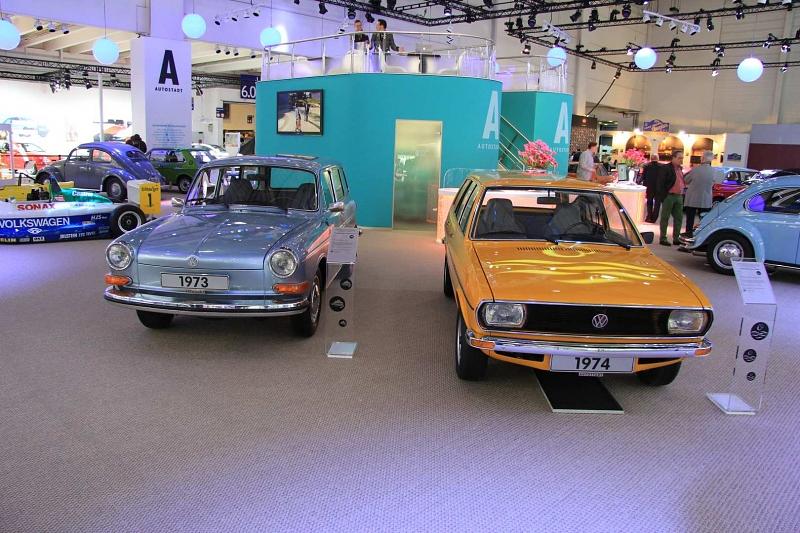 Techno Classica 2014 - VW 1600 L Variant Typ 3 und VW Passat Variant