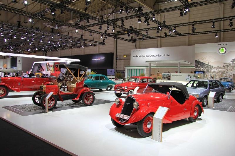 Techno Classica 2014 - Meilensteine der Skoda Geschichte