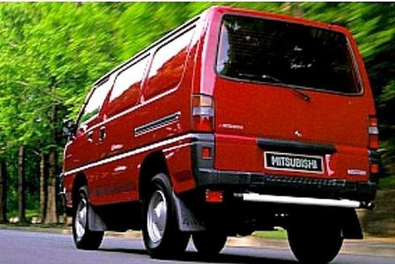 Den Mitsubishi L300 gibt es auch als Kastenwagen.