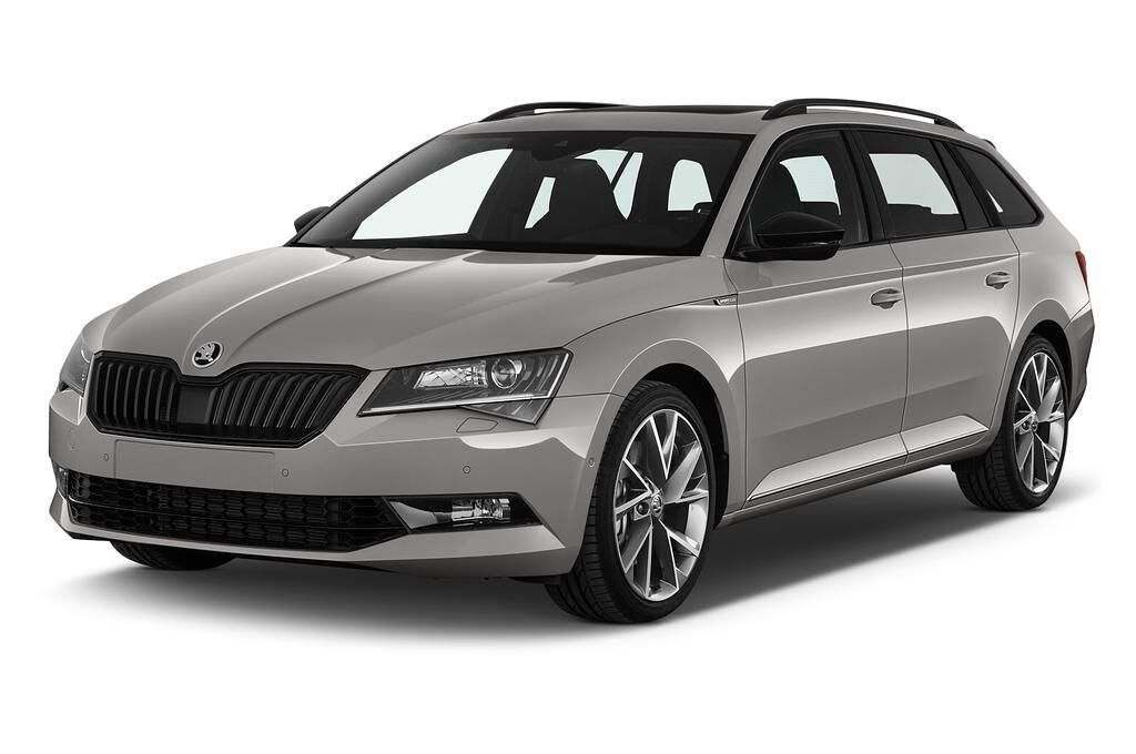 Skoda Superb Combi (Baujahr 2019) Sportline 5 Türen seitlich vorne