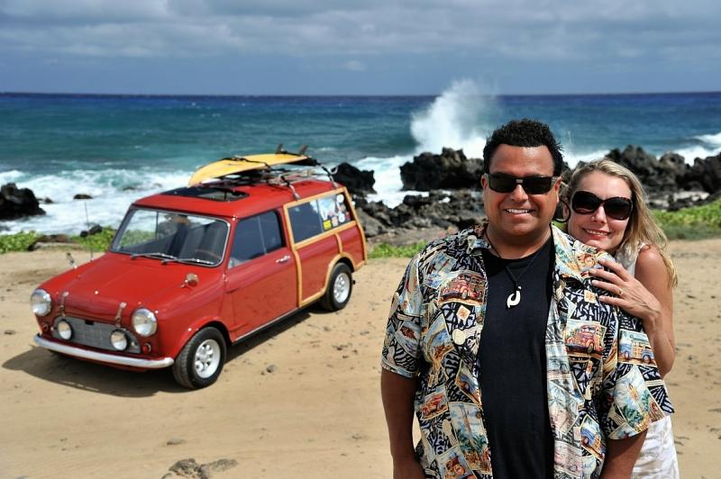 Mini-Sammler Rick Terell auf Hawaii