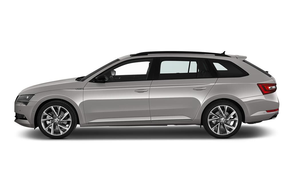 Skoda Superb Combi (Baujahr 2019) Sportline 5 Türen Seitenansicht
