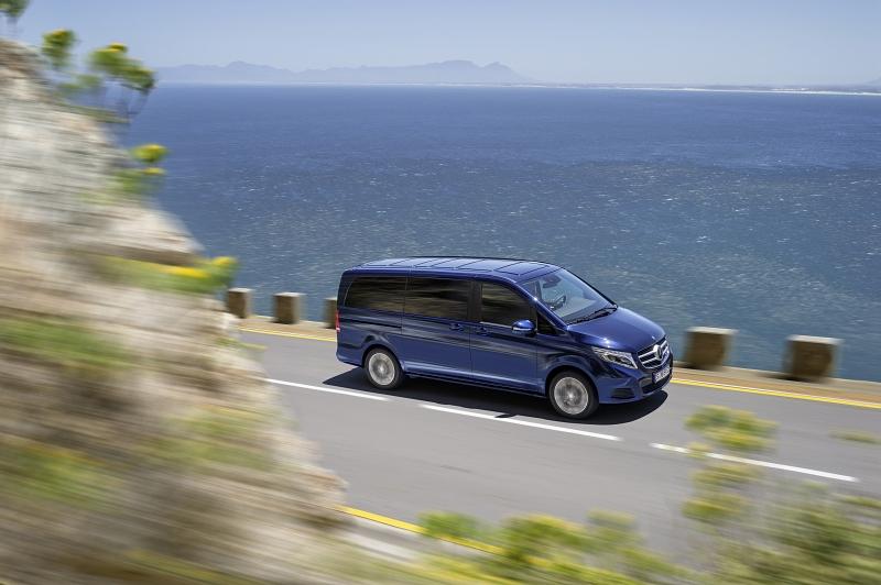 In 9,1 Sekunden beschleunigt der V 250 BlueTEC von 0 auf 100 km/h.