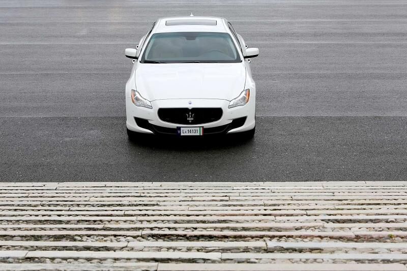 Der Maserati Quattroporte Diesel hat einen Heckantrieb.