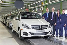 Produktionsstart bei Mercedes-Benz: B-Klasse Electric Drive läuft an