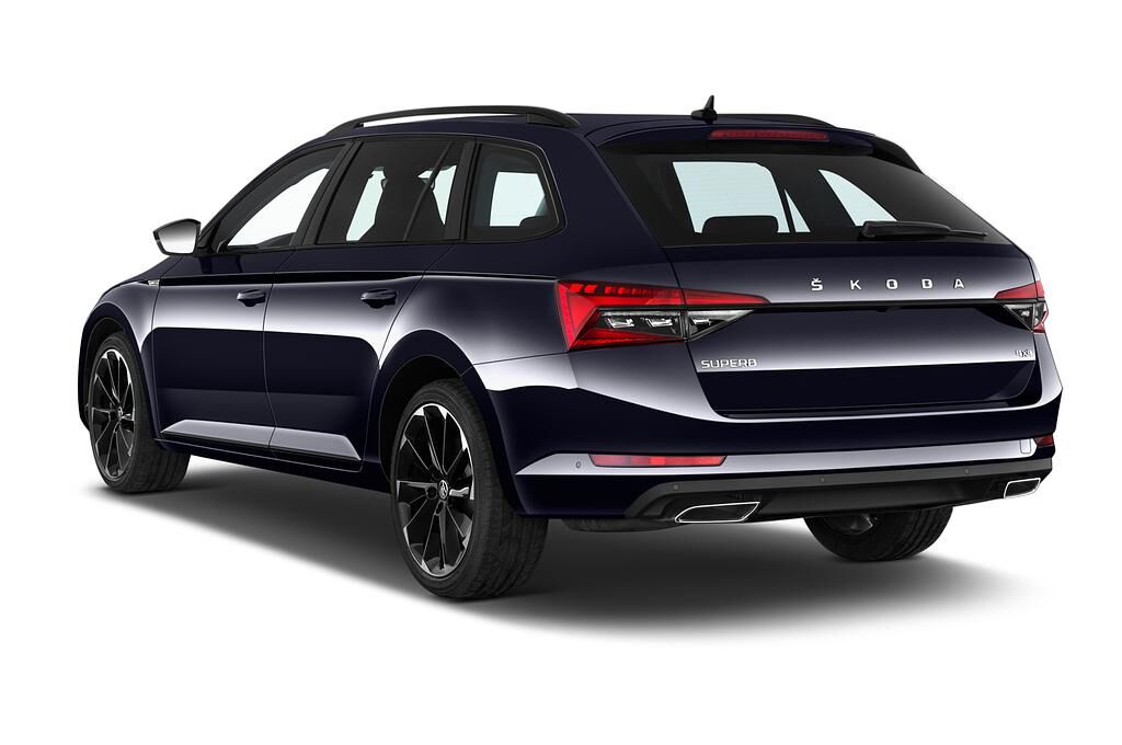 Skoda Superb Combi (Baujahr 2020) Sportline 5 Türen seitlich hinten