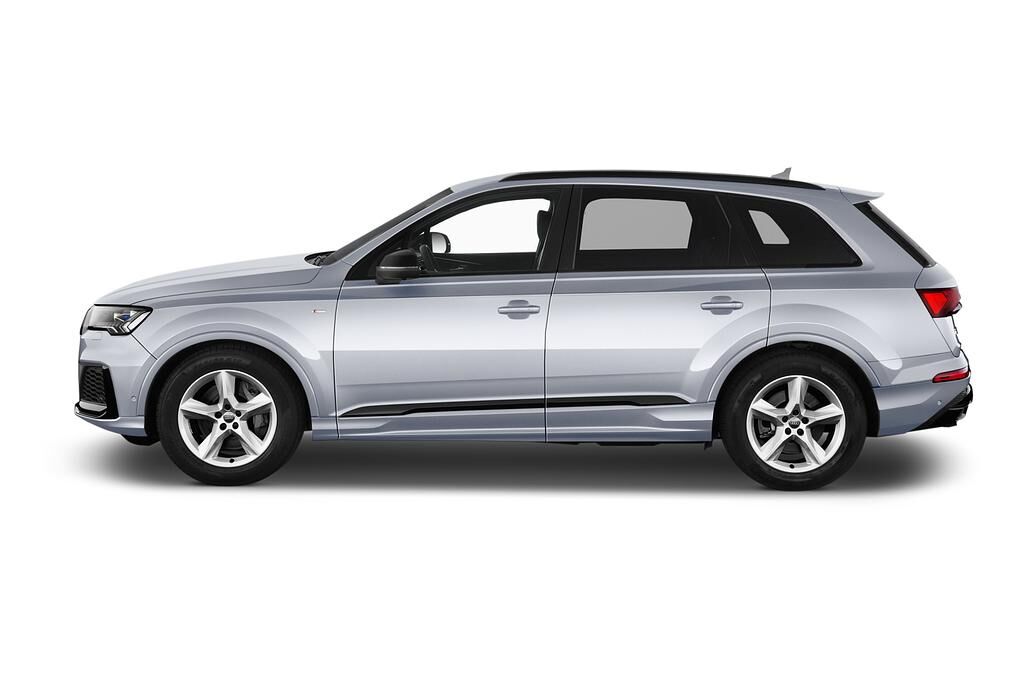 Audi Q7 (Baujahr 2020) S Line 5 Türen Seitenansicht