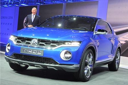 Genfer Autosalon 2014: Mit dem T-ROC stellt VW neue SUV-Baureihe vor