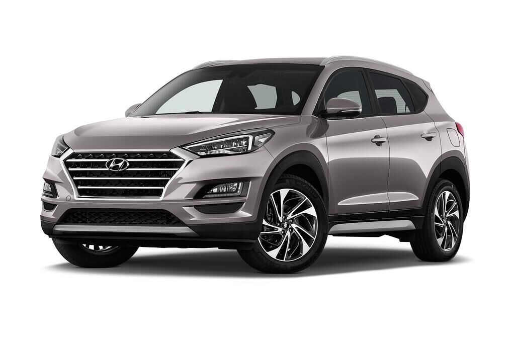 Hyundai Tucson (Baujahr 2019) Pure 5 Türen seitlich vorne mit Felge