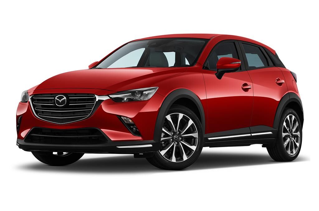 Mazda CX-3 (Baujahr 2019) Exclusive-Line 5 Türen seitlich vorne mit Felge