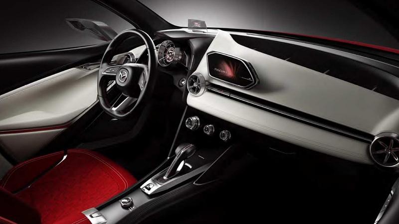 Der Innenraum des Mazda Hazumi.
