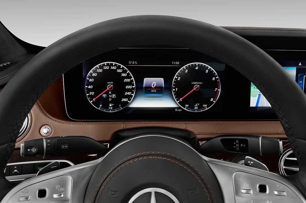 Mercedes S Class (Baujahr 2019) - 4 Türen Tacho und Fahrerinstrumente