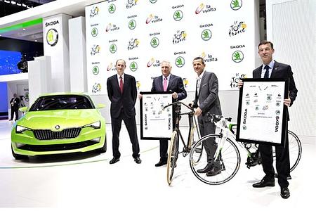 Skoda bleibt bis 2018 offizieller Partner der Tour de France