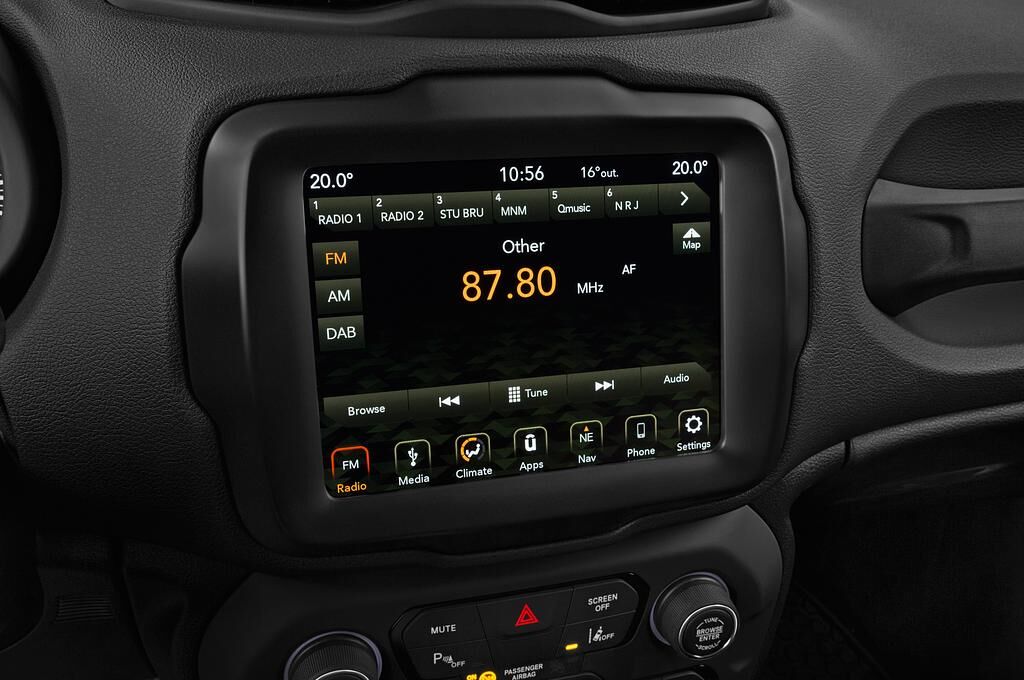 Jeep Renegade (Baujahr 2019) Trailhawk 5 Türen Radio und Infotainmentsystem