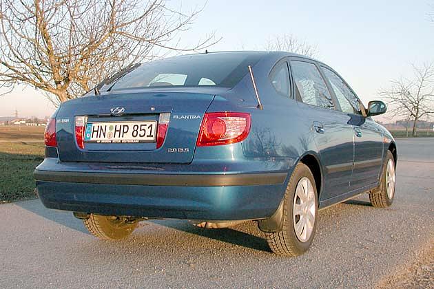 Das Heck der neuen Elantra-Generation bekam neue Rückleuchten
