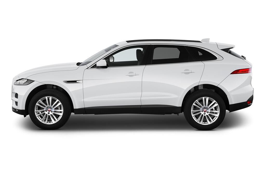 Jaguar F-Pace (Baujahr 2019) Prestige 5 Türen Seitenansicht