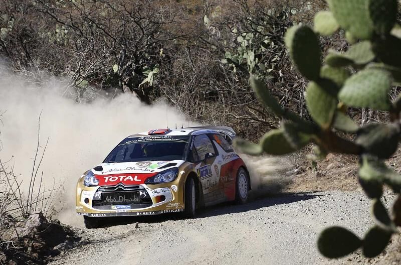 Citroen-Piloten Mads Östberg und Co-Pilot Jonas Andersson rasten auf Platz fünf.