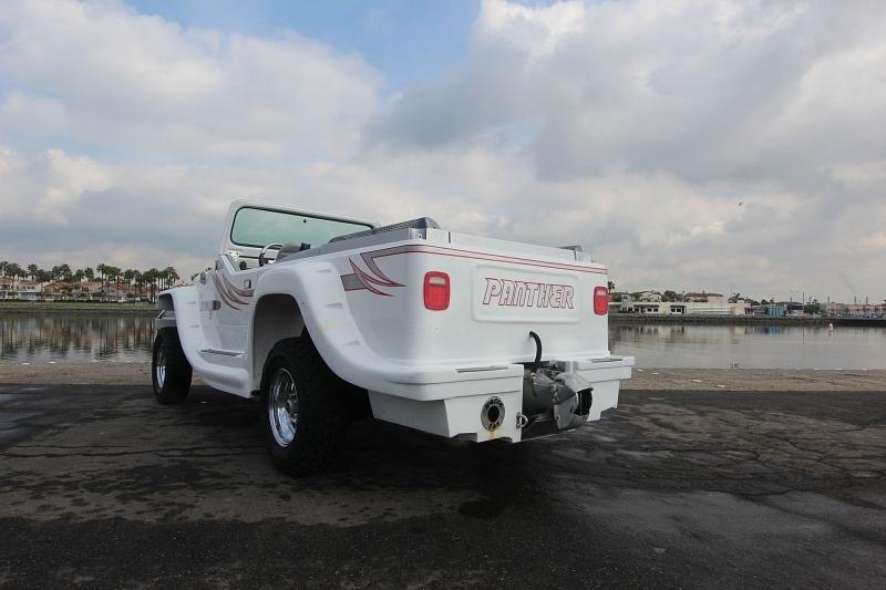 Der Panther Watercar von hinten