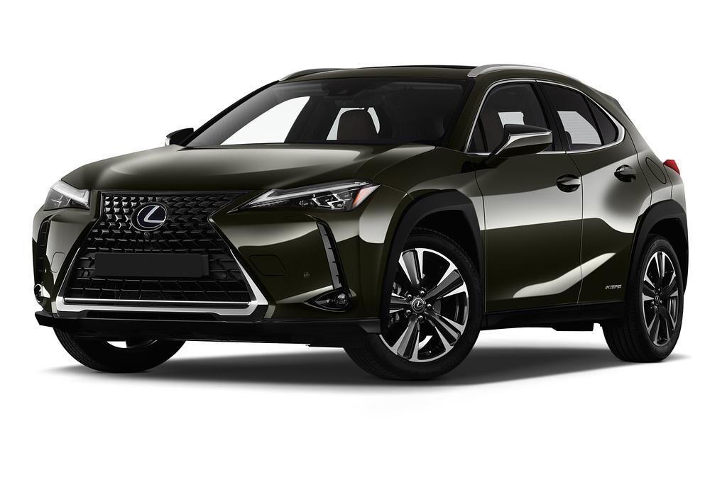 Lexus UX (Baujahr 2019) Luxury Line 5 Türen seitlich vorne mit Felge