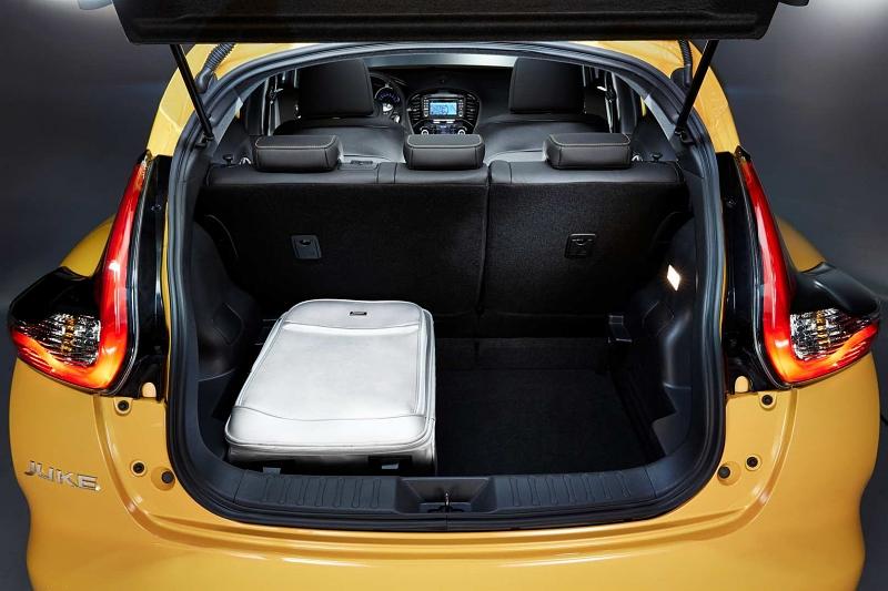 40 Prozent mehr Gepäck passt in den neuen Nissan Juke.