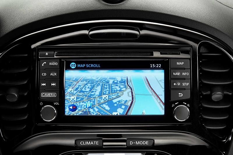 Das Infotainment-System des neuen Nissan Juke.